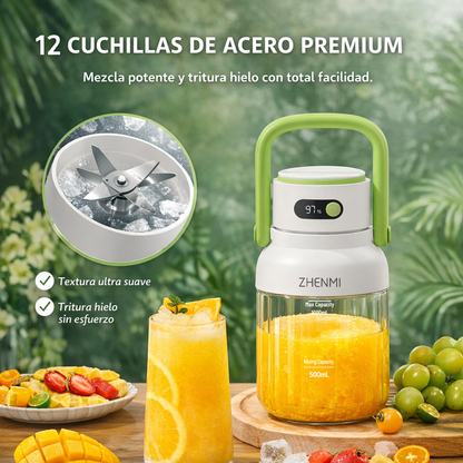 Licuadora Portátil Premium J15 | Tecnología ZHENMI