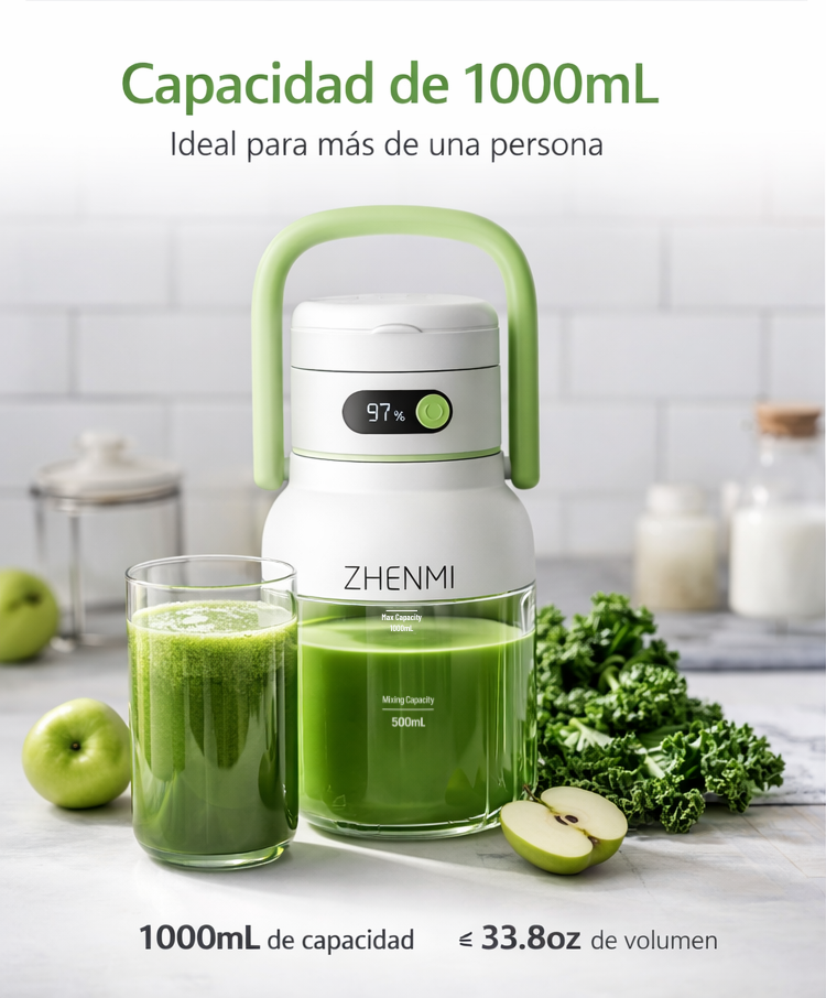 Licuadora Portátil Premium J15 | Tecnología ZHENMI